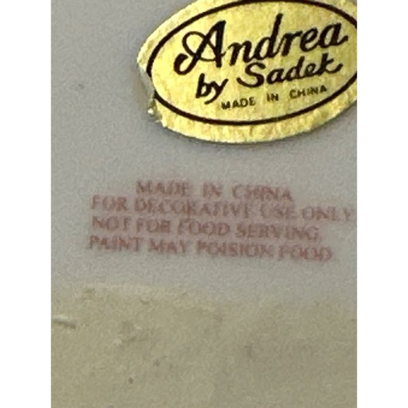 Andrea by Sadek VTG 1980s Plate - Picture 3 of 3